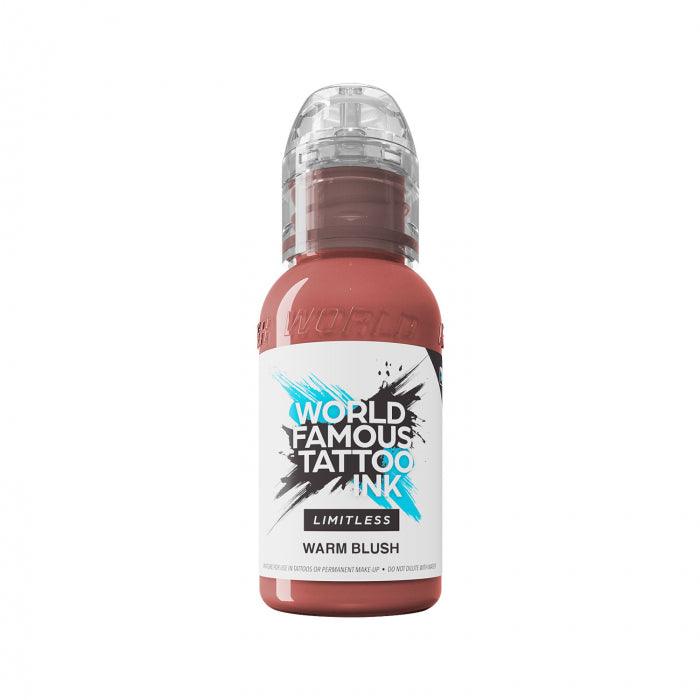 Tinta de Tatuaje Limitless Famosa Mundialmente Cinta Rosa Rubor Cálido 30ml