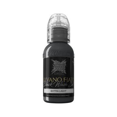 Tinta de Tatuaje Limitless Famosa Mundial Silvano Fiato Blackwash Extra Ligera 30ml