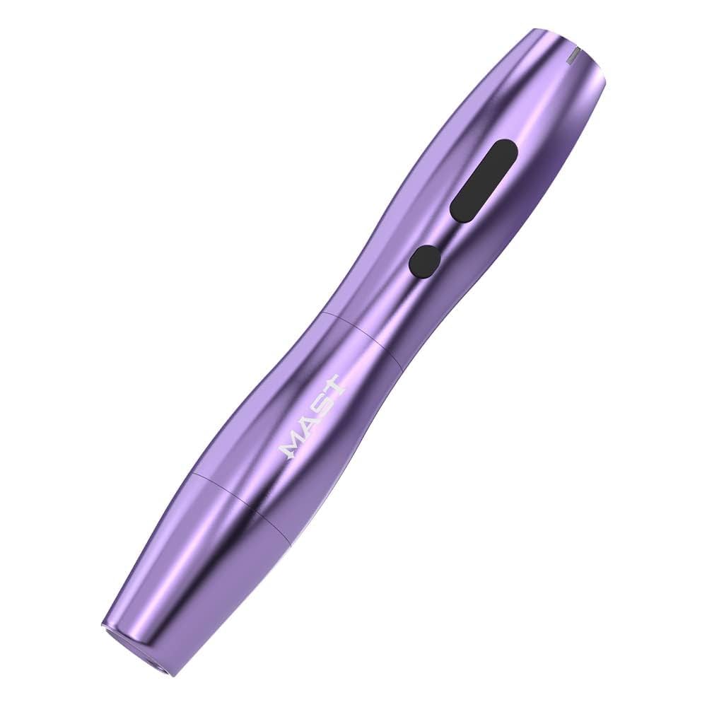 Máquina inalámbrica Mast P20 morada para tatuajes y PMU