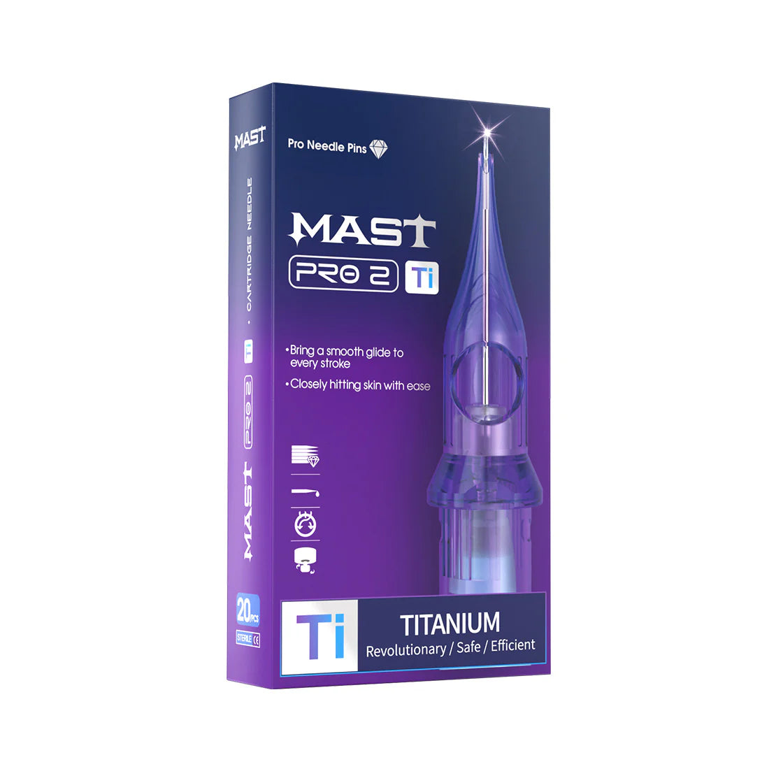 Cartuchos redondos Mast Pro 2 Ti para delineado