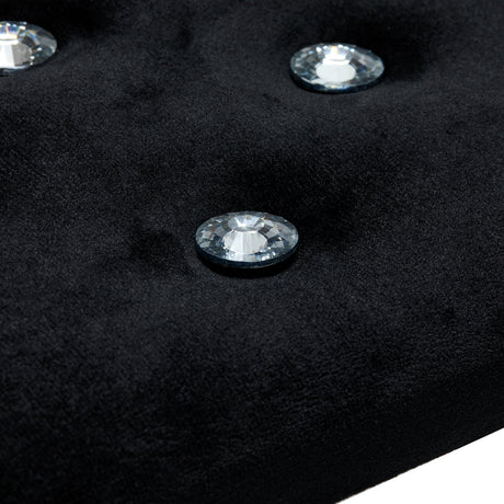 Momo Diamond manicure support stand Velour Black - BVShop