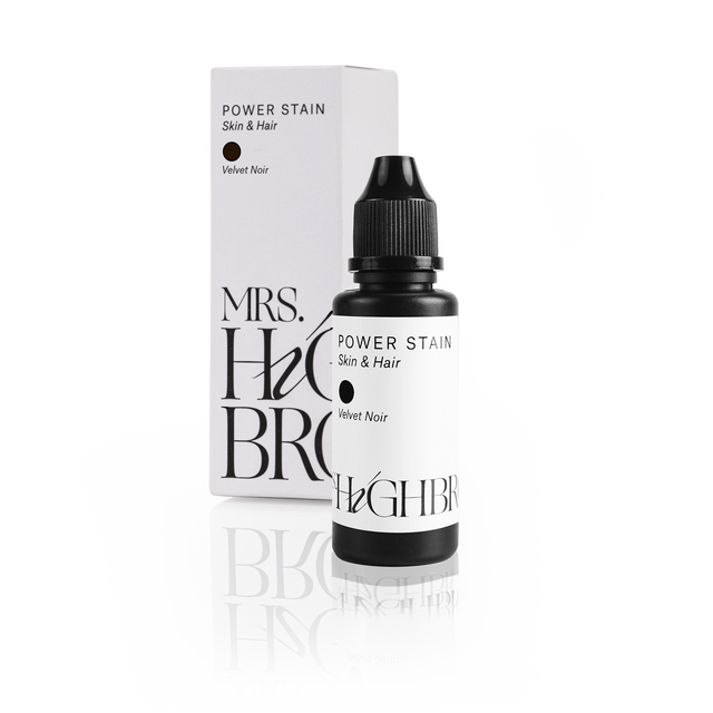 Mrs Highbrow Powerstain Liquid Dye Velvet Noir 15ml - BVShop