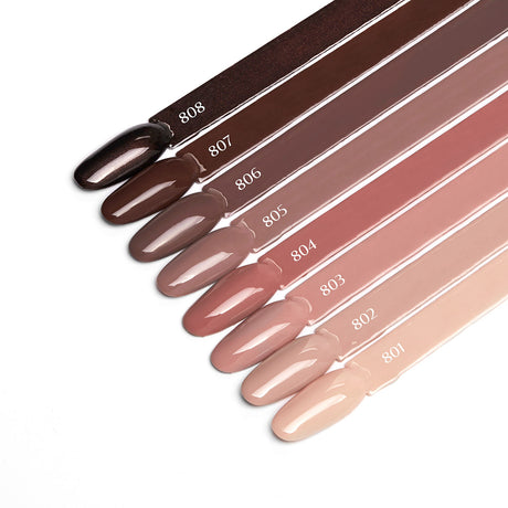 OCHO NAILS Hybrid nail polish brown 802 -5 g - BVShop