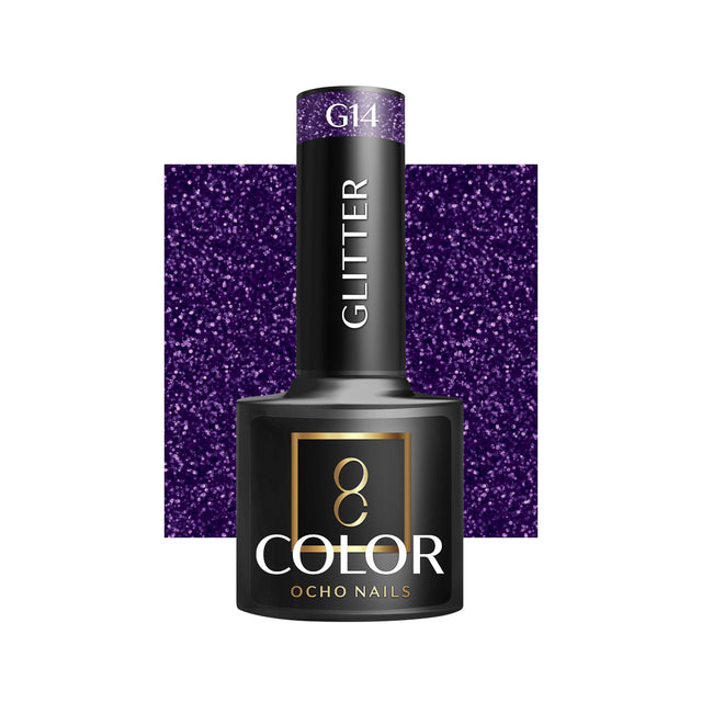 OCHO NAILS Hybrid nail polish glitter G14 -5 g - BVShop