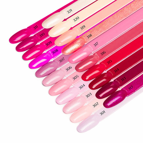 OCHO NAILS Hybrid nail polish pink 316 -5 g - BVShop