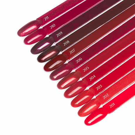 OCHO NAILS Hybrid nail polish red 208 -5 g - BVShop