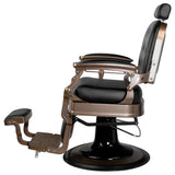 Old Ernesto Black Barber Chair Gabbiano - BVShop