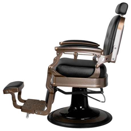 Old Ernesto Black Barber Chair Gabbiano - BVShop