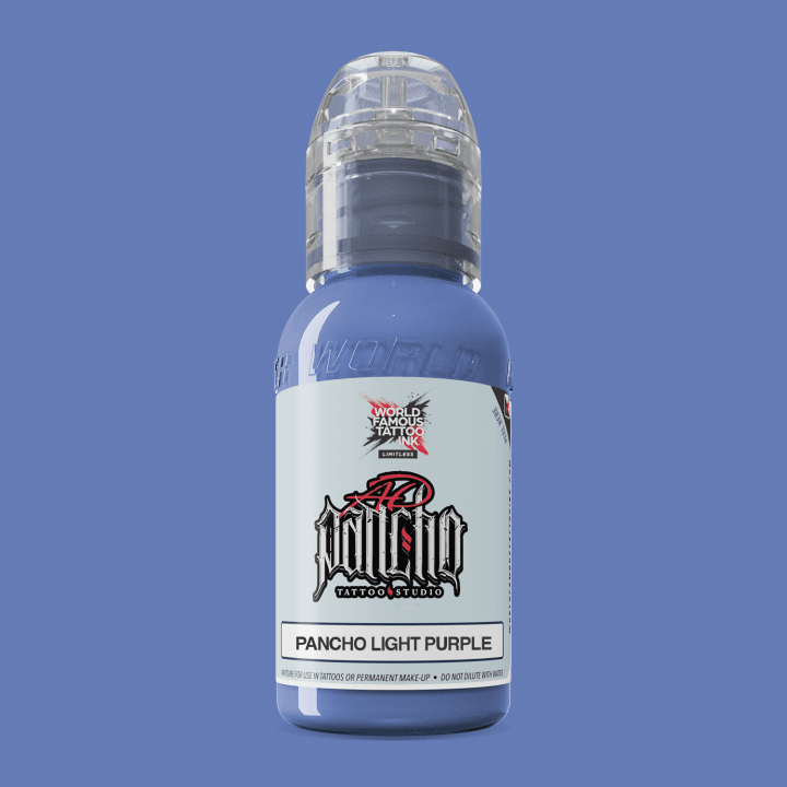Tinta de Tatuaje Mundialmente Famosa AD Pancho Morado Claro 30ml
