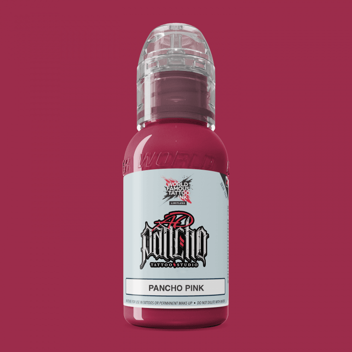 Tinta de Tatuaje Mundialmente Famosa AD Pancho Pink 30ml