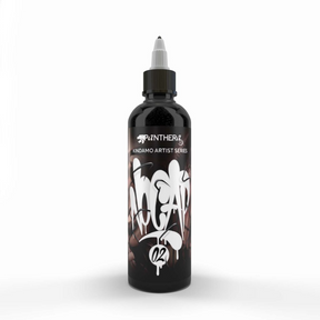 Panthera X Kindamo No Cap 02 Pigmento Para Tatuajes 150ml — botella sobre fondo blanco