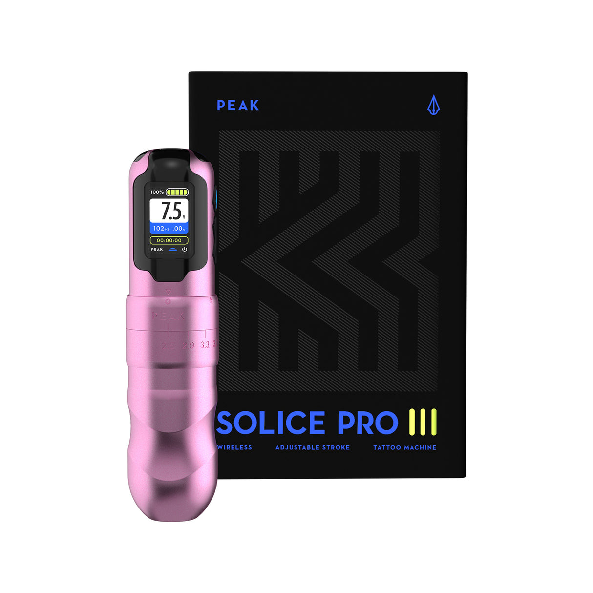 Peak Solice Pro V3 Tattoo Machine Pink - BVShop