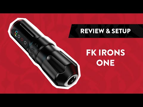 Máquina De Tatuaje Inalámbrica FK Irons ONE Charcoal/Ruby
