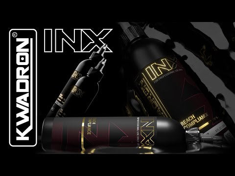 Pigmento de tatuaje Kwadron Inx Enriched Black Outlinex 240ml