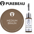 Purebeau Eyebrows Pigment Medium Brown 10ml - BVShop