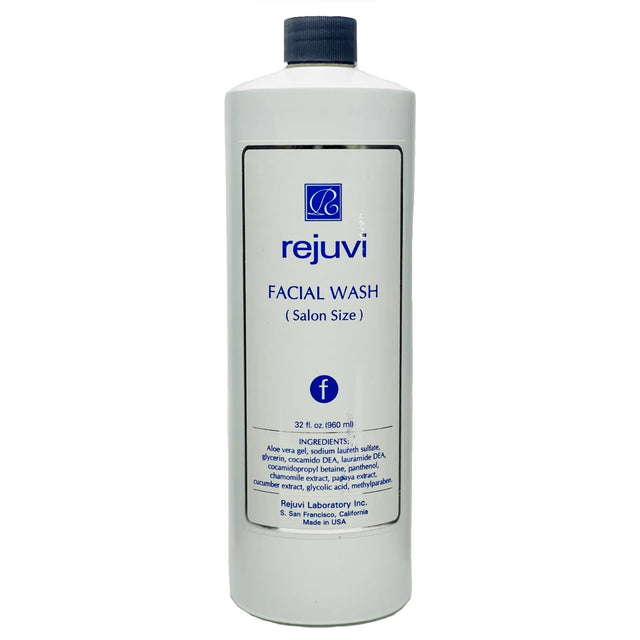Rejuvi f Limpiador Facial Espumoso 960ml, Frasco con tapa