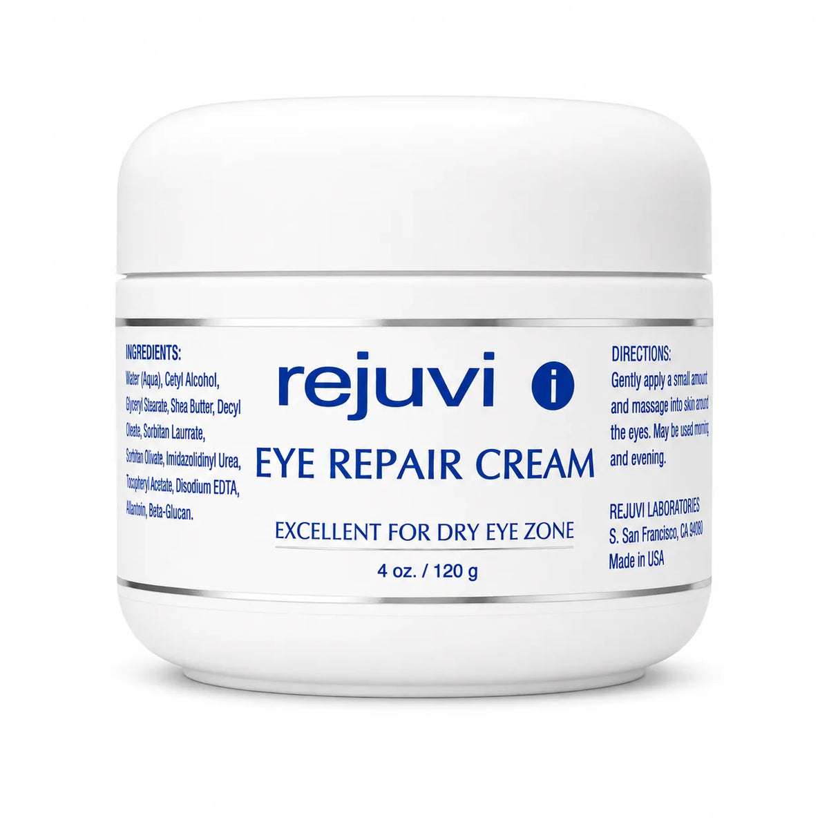 Rejuvi i Crema De Cuidado Para Ojos 120g, Tarro de crema