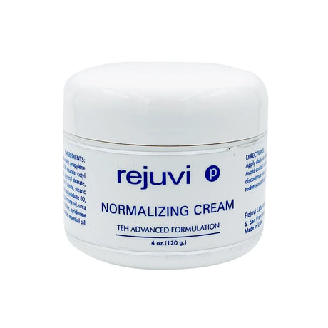Rejuvi p Normalizing Crema Facial 120g – Tarro, etiqueta frontal