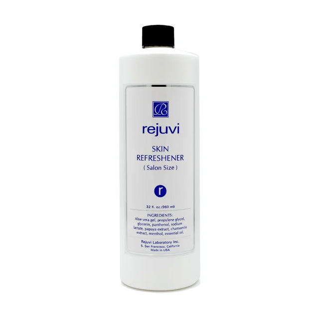 Rejuvi r Refrescante Para La Piel 960ml – Botella, etiqueta frontal