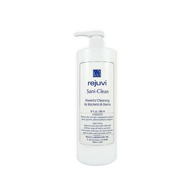 Rejuvi Sani-Clean Limpiador De Piel 960ml, Frasco con dosificador