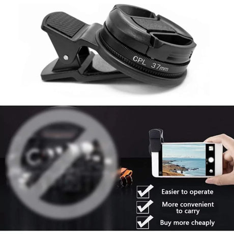 Lente de cámara para smartphone Tattoo 37mm CPL