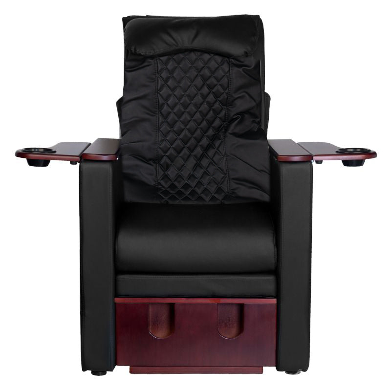 Spa chair for pedicure with back massage azzurro 101 black - BVShop