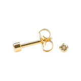 Pendiente Studex April Crystal con Bisel