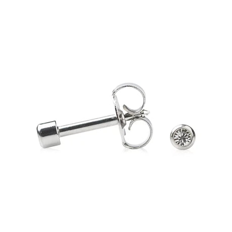 Pendiente Studex April Crystal con Bisel