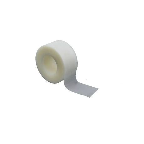 AVATM Tattoo Polyester Tape 2.5cm x 9m, black adhesive tape used for tattooing and skin protection.