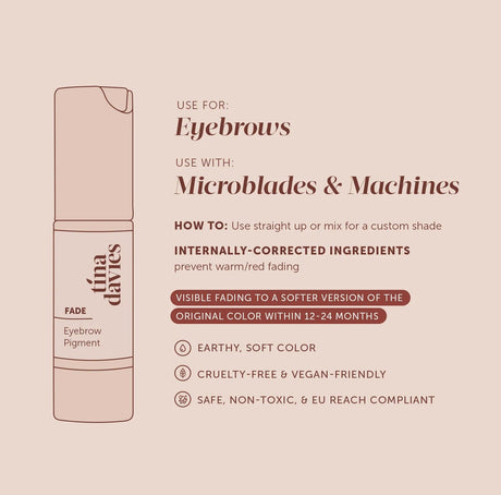 Tina Davies FADE Light Warm Blonde Pigments 15ml - BVShop