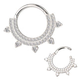 Anillo de titanio con doble revestimiento