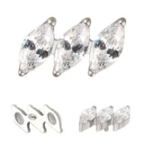 Anillo de titanio diagonal marquesa