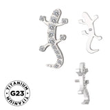 Anillo de Titanio Gecko