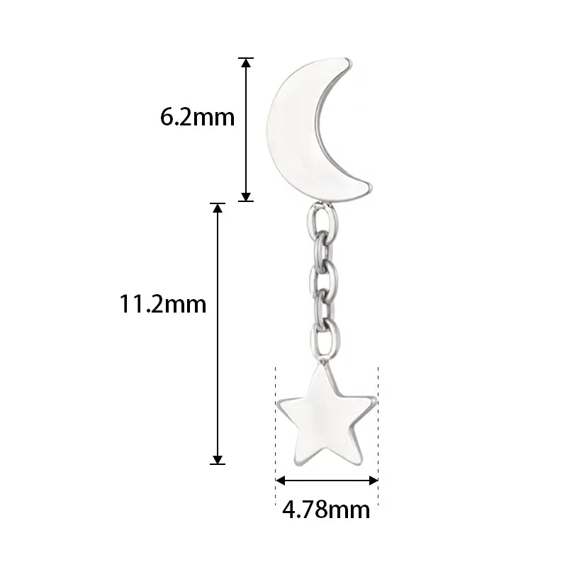Anillo de Titanio Moonstar