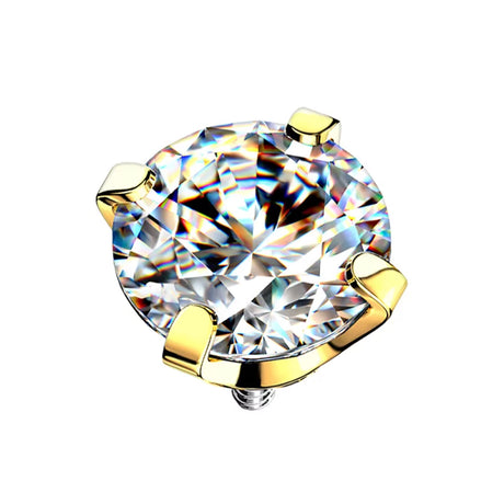 Puntas de anillo de titanio con bisel de circonia