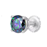 Puntas de anillo de titanio con bisel de circonia