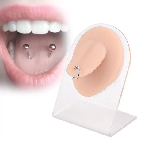 Tongue Piercing Silicone Model - BVShop