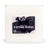 Unistar Nebula tattoo paper towel wipes pack with 100pcs, soft and absorbent wipes for tattoo aftercare and cleaning.