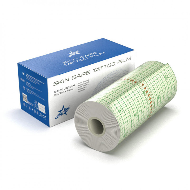 Unistar Skin Care Tattoo Film Dressing On A Roll 10m x 15cm - BVShop