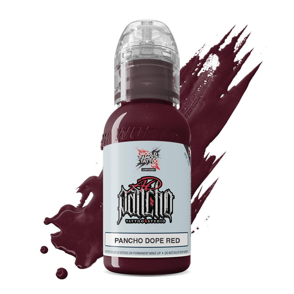 Tinta de Tatuaje Famosa Mundialmente AD Pancho Dope Rojo 30ml