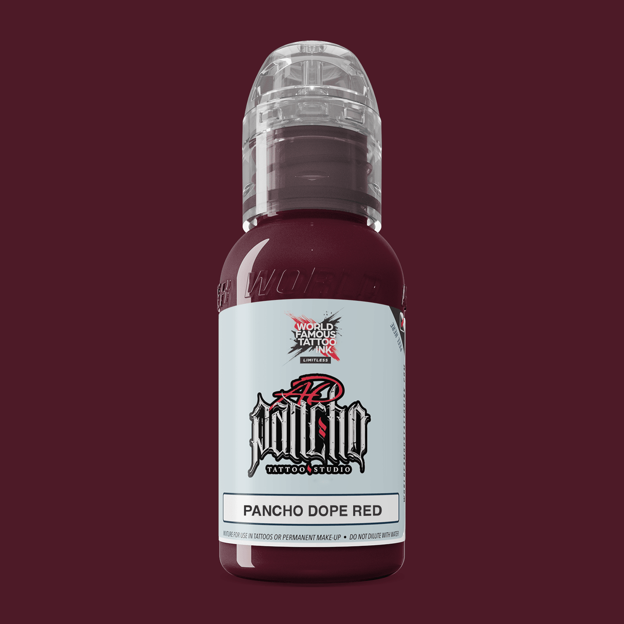 Tinta de Tatuaje Famosa Mundialmente AD Pancho Dope Rojo 30ml
