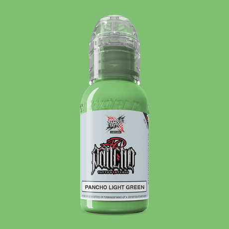 Tinta de Tatuaje Mundialmente Famosa AD Pancho Verde Claro 30ml