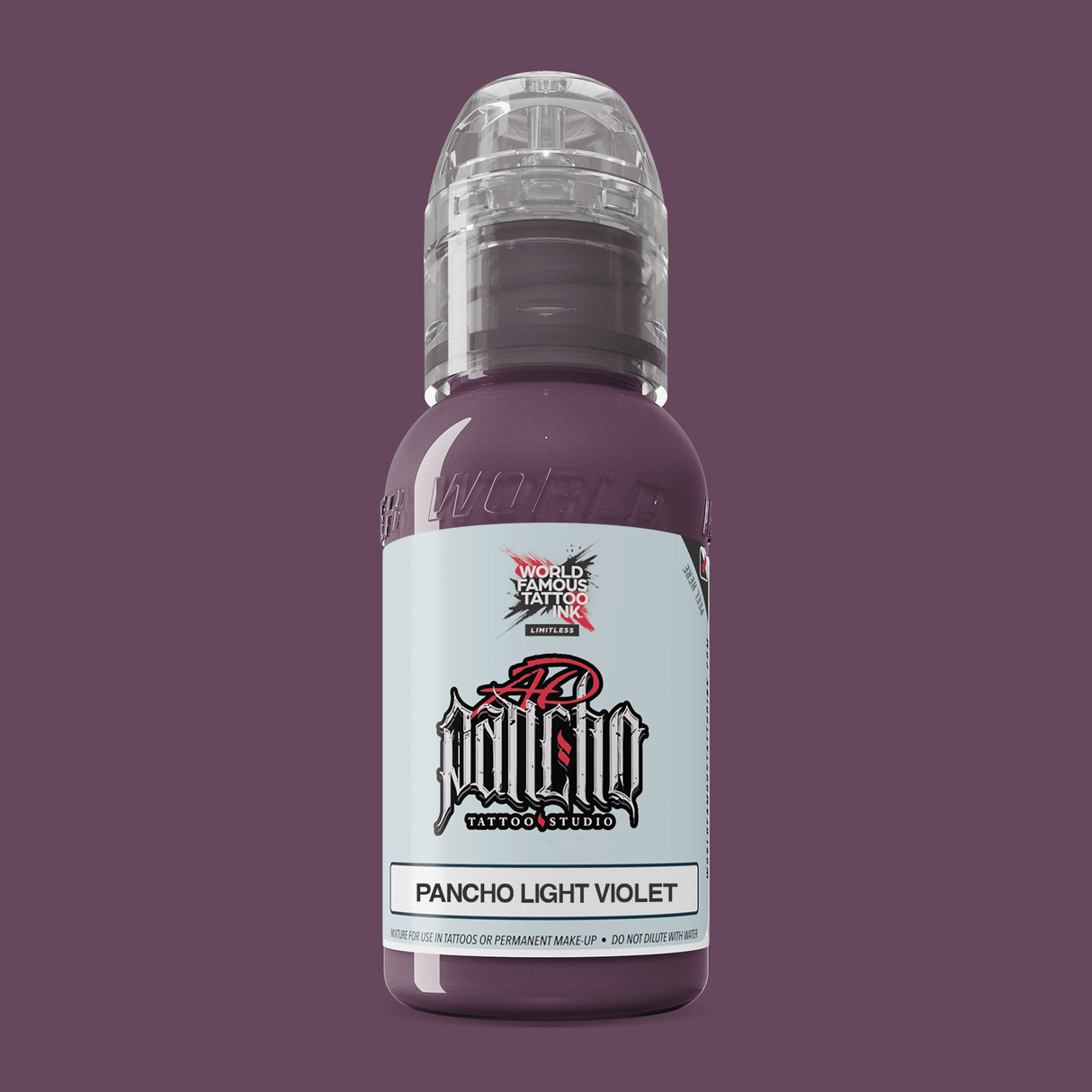 Tinta de Tatuaje Mundialmente Famosa AD Pancho Light Violet 30ml