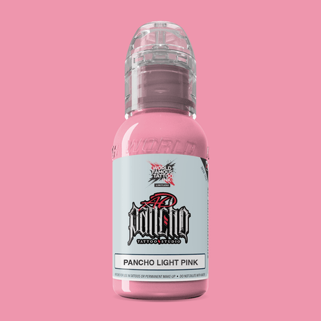 Tinta de Tatuaje Mundialmente Famosa AD Pancho Rosa Claro 30ml