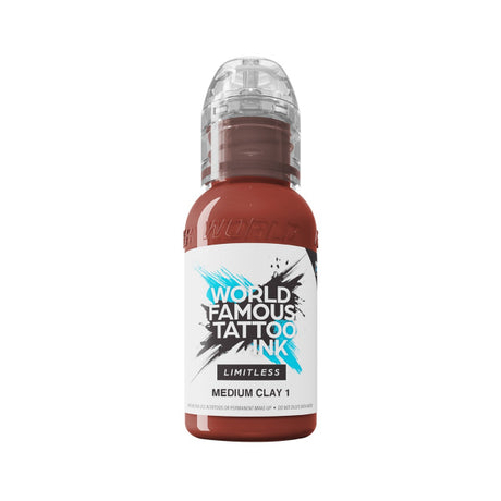 World Famous Limitless Tattoo Ink Medium Clay 1 (30ml)