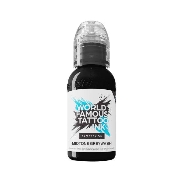 Tinta de Tatuaje Limitless Gris Medio Famosa Mundialmente