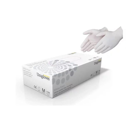 White Pearl Nitrile Gloves - BVShop