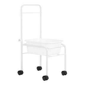 White pedicure tray on wheels - BVShop