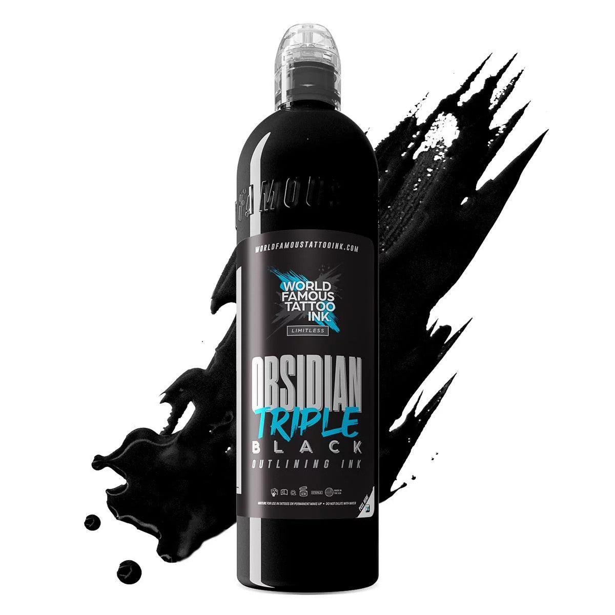 World Famous Ink Limitless Line Triple Obsidian para contornos