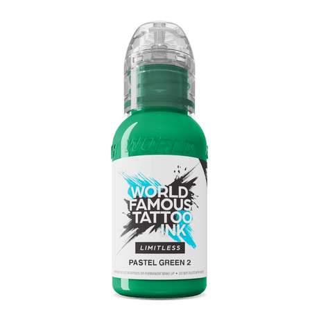 World Famous Limitless Tattoo Ink Pastel Green 2 (30ml)